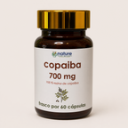 Aceite Copaiba Caps — el envase sobre fondo claro