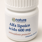 Alfa lipoico ácido 600 mg — detalle de la etiqueta