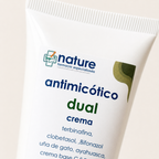 Antimicótico Dual – Crema — detalle de la etiqueta