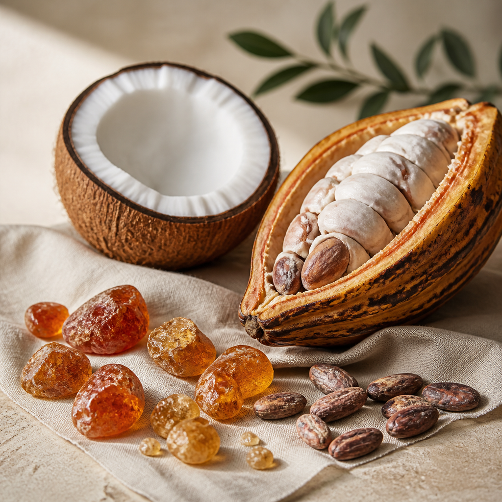 Body & Face – Copaíba, Coco y Cacao — sus ingredientes