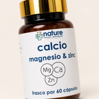 Calcio Magnesio Zinc — detalle de la etiqueta