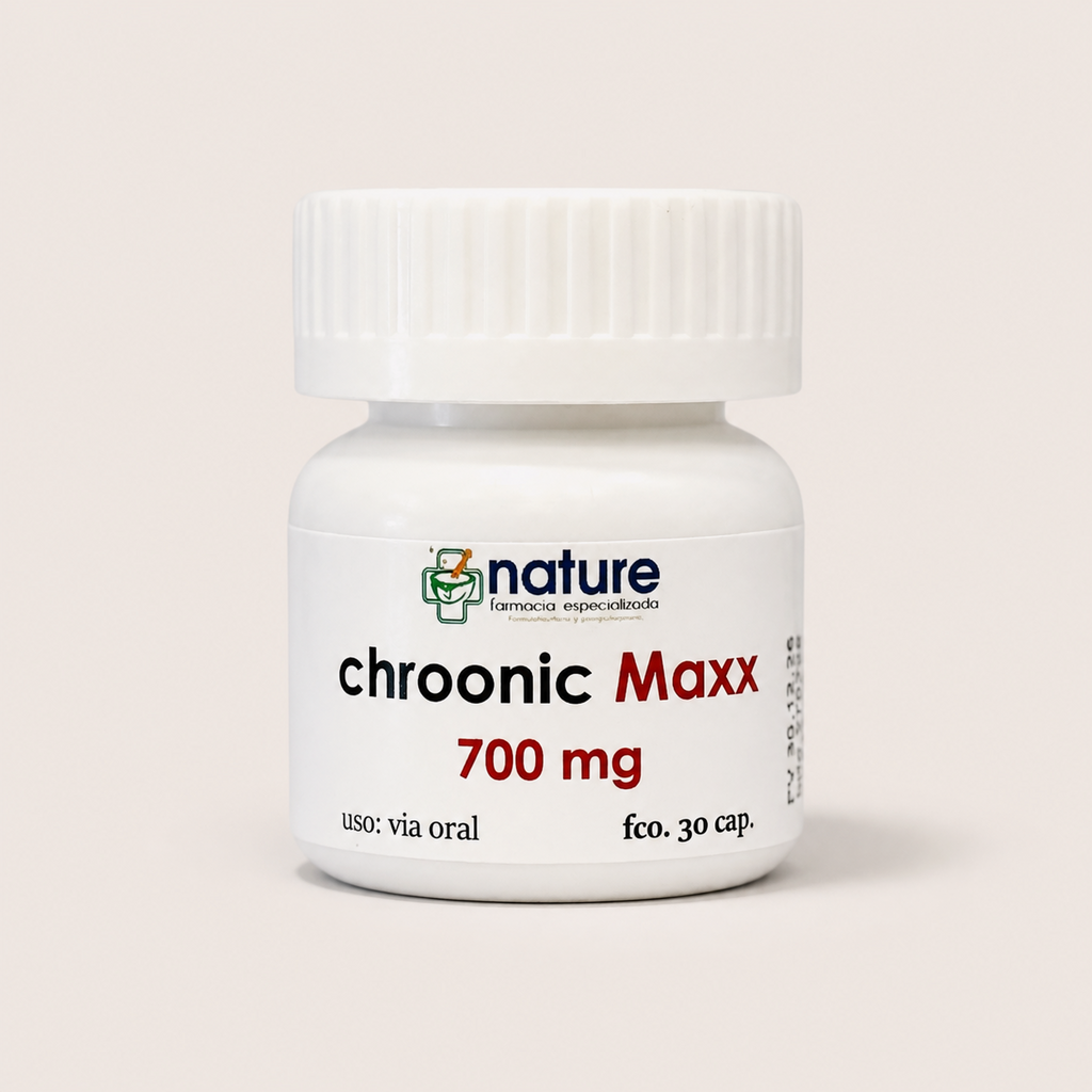 Chroonic Maxx — el envase sobre fondo claro
