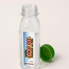 Coco Oil (100 ml) — el envase abierto, con la tapa al costado