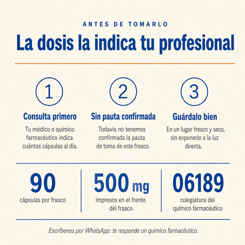 Collagem — antes de tomarlo: la dosis la indica tu profesional