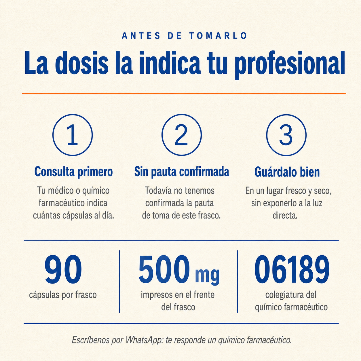 Collagem — antes de tomarlo: la dosis la indica tu profesional