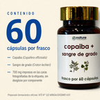 Copaiba + Sangre de Grado — 60 cápsulas por frasco