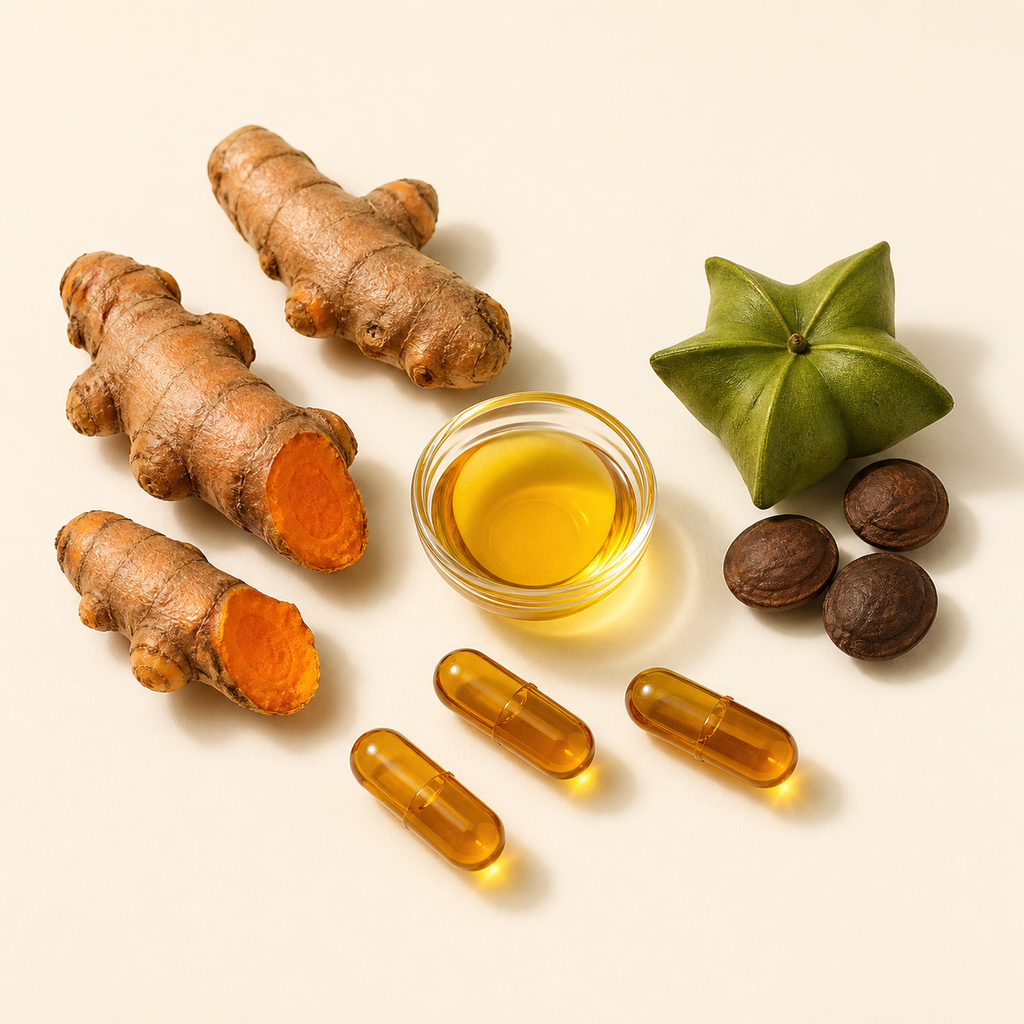 Cúrcuma y sacha inchi, los ingredientes de Curcumega