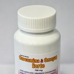 Curcumina & Omega3 forte — detalle de la tapa a rosca del frasco