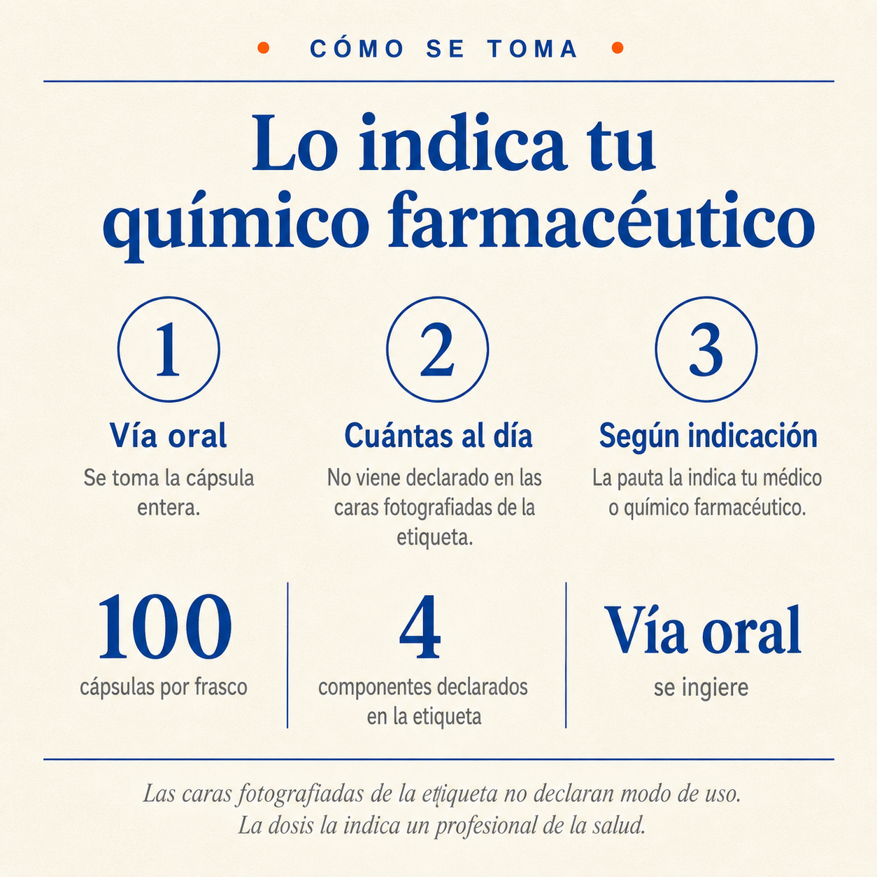 Curcumina & Omega3 forte — cómo se toma: cápsula entera, por vía oral