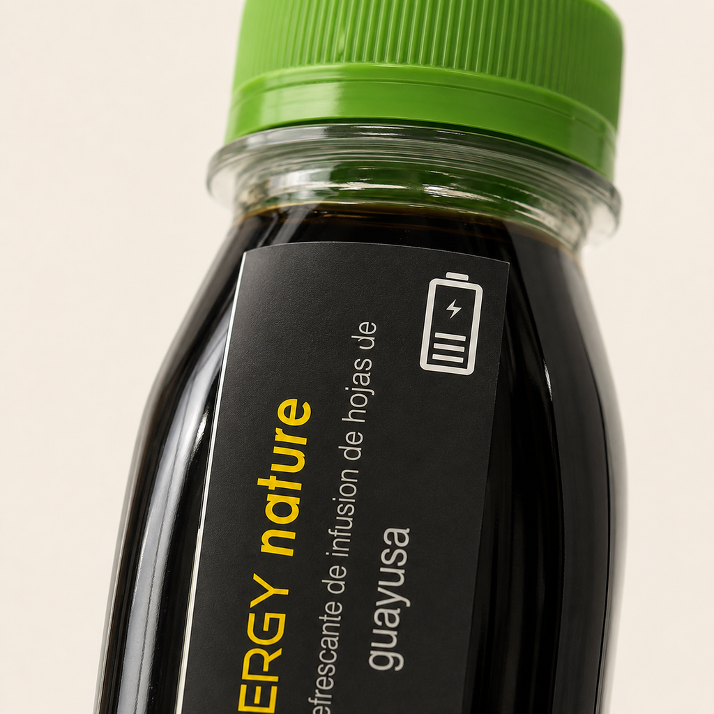 Energy nature — detalle de la etiqueta