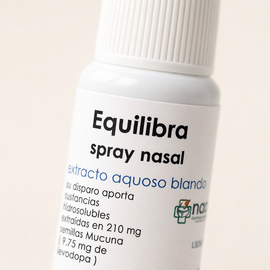 Equilibra – Spray nasal — detalle de la etiqueta