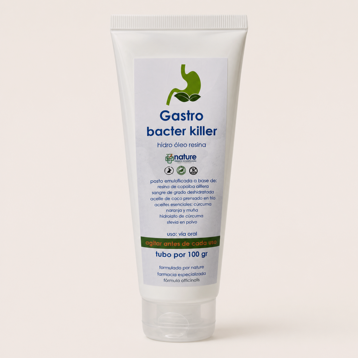 Gastrobacter Killer — el envase sobre fondo claro