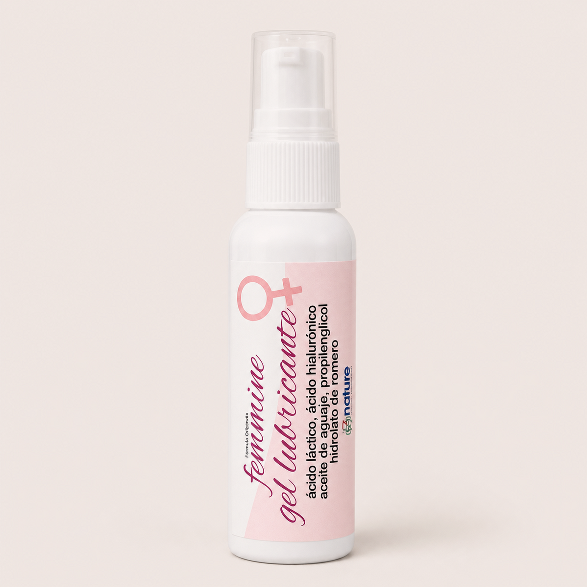 Gel Lubricante Femmine — el envase sobre fondo claro