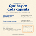 Inchi Cap's — composición: aceite de sacha inchi con omega 3, 6 y 9
