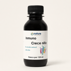 Inmuno Crece Niño — frasco por 125 ml sobre fondo neutro claro