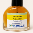 Laca de Uñas Antimicótico — detalle de la etiqueta