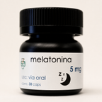 Melatonina – 5 mg — detalle de la etiqueta