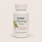 Moringa — el envase sobre fondo claro