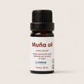 Muña Oil – Aceite esencial de Minthostachys mollis — el envase sobre fondo claro