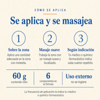 Muscu Reuma — cómo se aplica: sobre la zona y masaje suave