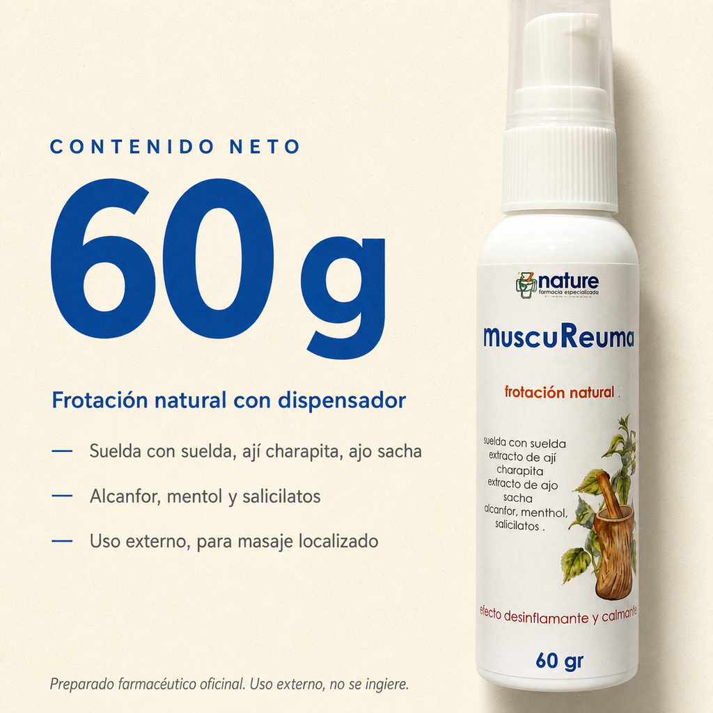 Muscu Reuma — 60 g de contenido neto