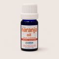 Naranja Oil (aceite esencial) — el envase sobre fondo claro