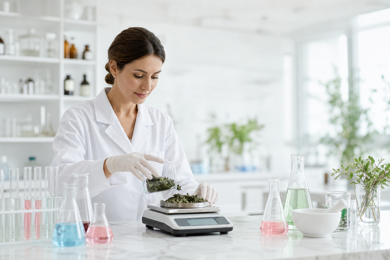 Laboratorio de formulación magistral de Nature Farmacia Especializada