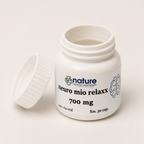 Neuro Mio Relaxx — el envase abierto, con la tapa al costado