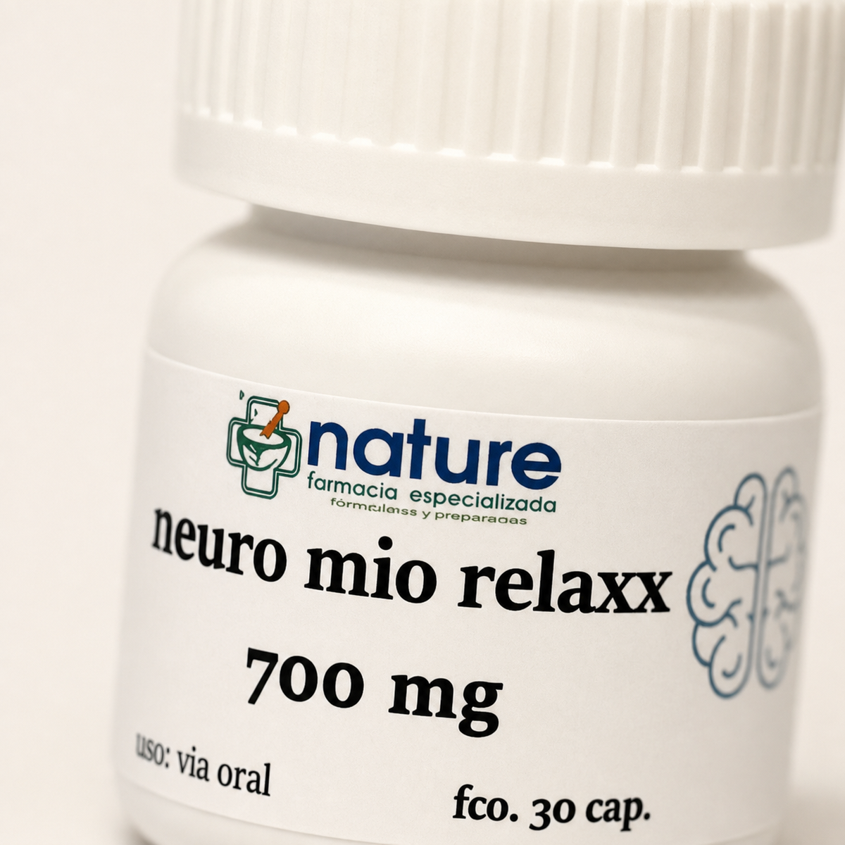 Neuro Mio Relaxx — detalle de la etiqueta