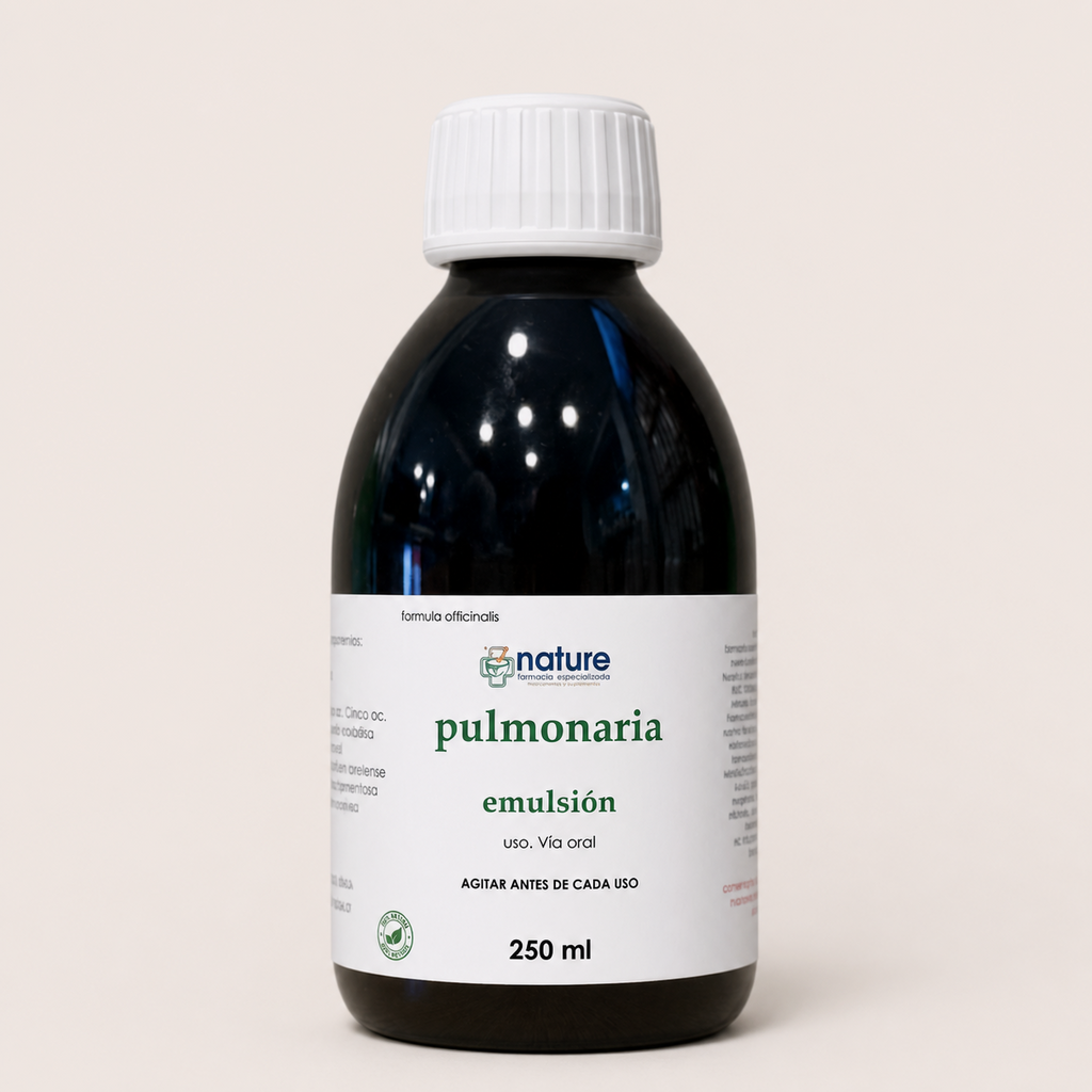 Pulmonaria – Emulsión oral — el envase sobre fondo claro
