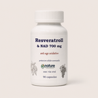 Resveratroll con NAD 700 mg — el envase sobre fondo claro