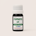 Romero Oil (aceite esencial) — el envase sobre fondo claro