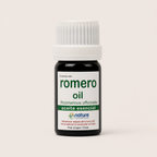 Romero Oil (aceite esencial) — el envase sobre fondo claro