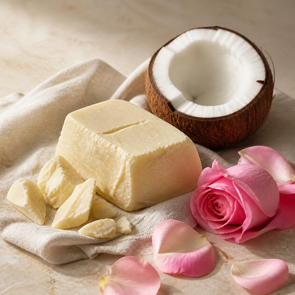 Rose Cacao Balm — sus ingredientes
