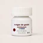 Sangre de Grado deshidratada — el envase sobre fondo claro
