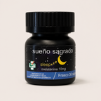 Sueño Sagrado — el envase sobre fondo claro