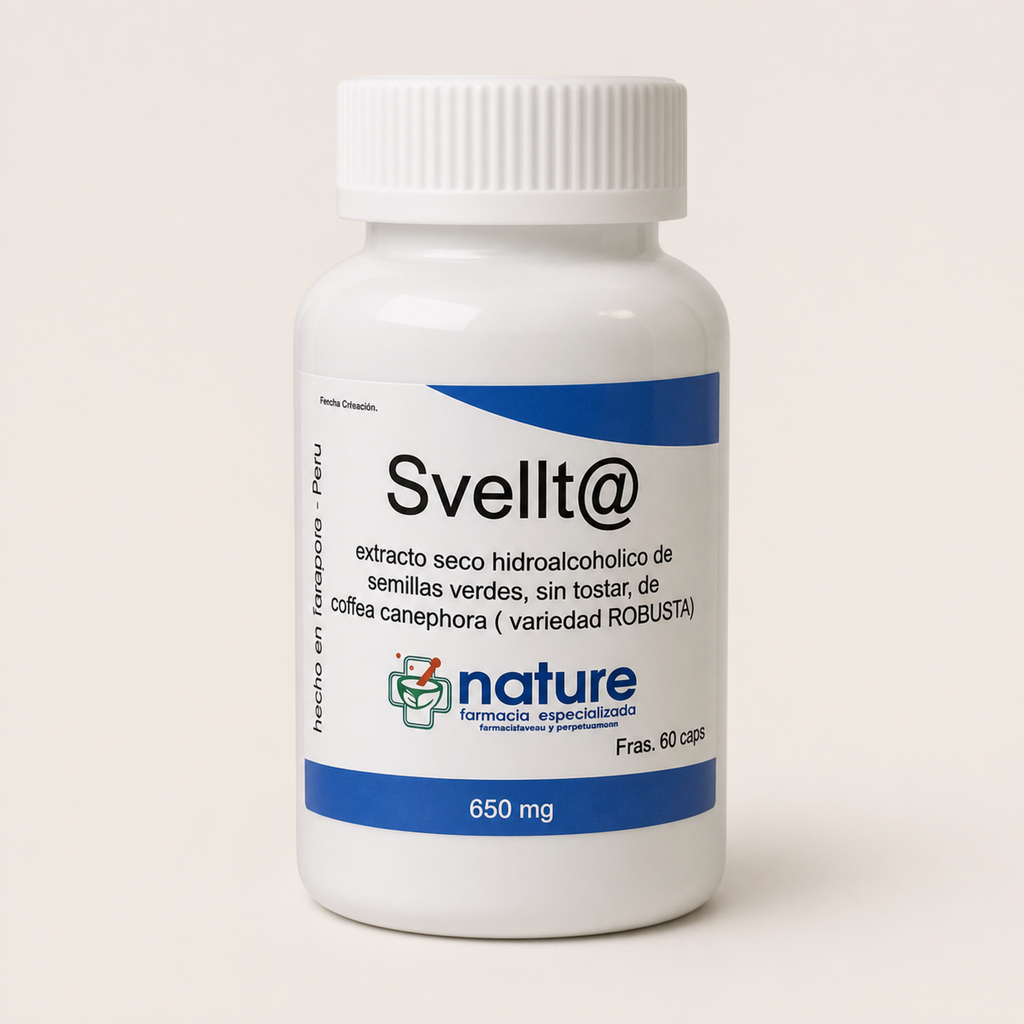 Svellt@ Caps — el envase sobre fondo claro