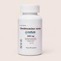 Theobromina cacao 600 mg — el envase sobre fondo claro